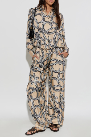 Loewe "Petal Anagram" sandals