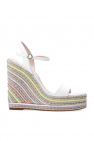 Sophia Webster WHITE ‘Lucita’ wedge sandals