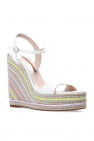 Sophia Webster WHITE ‘Lucita’ wedge sandals