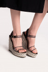 Sophia Webster BLACK ‘Lucita’ wedge sandals