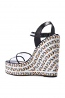 Sophia Webster BLACK ‘Lucita’ wedge sandals