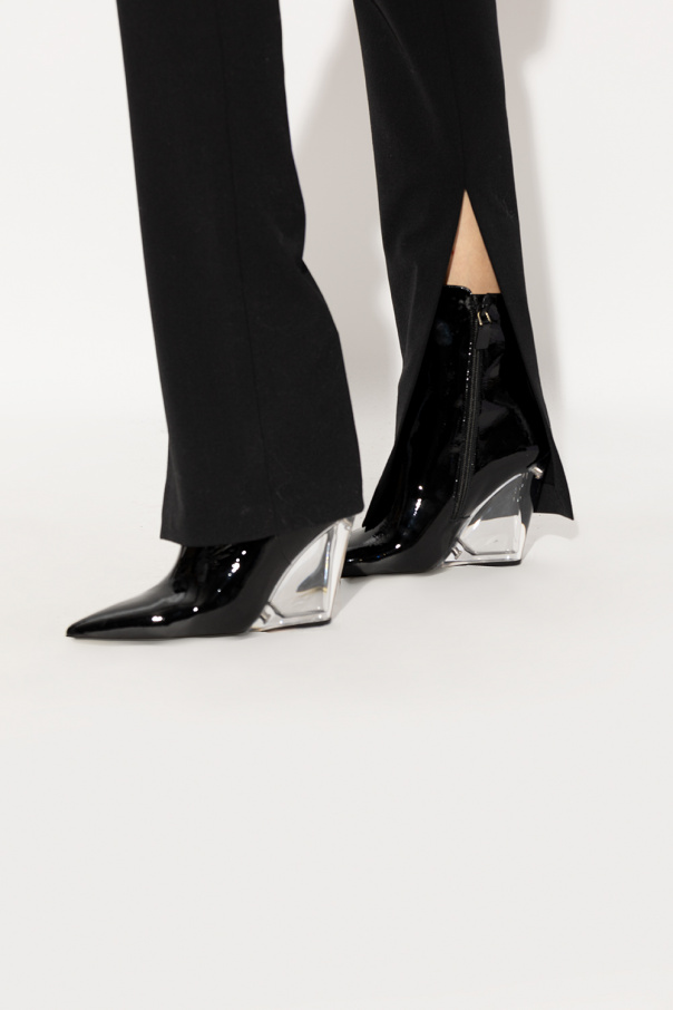 Stuart Weitzman ‘Lucite’ heeled ankle boots