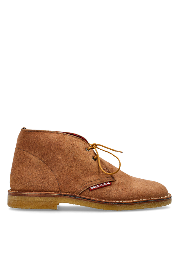 Lace-up suede shoes od Dsquared2