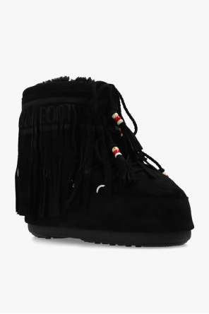 Alanui Alanui Black calf leather Chelsea boots from Doucal's