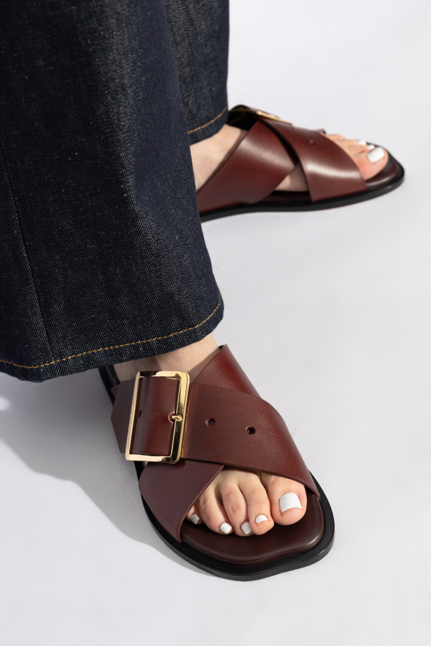 Loewe Leather slides