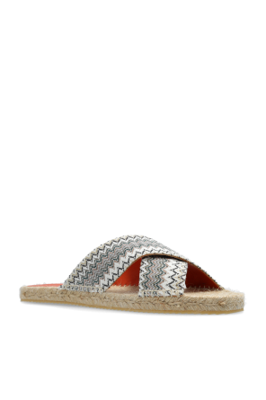 Missoni Slippers with Geometric Pattern