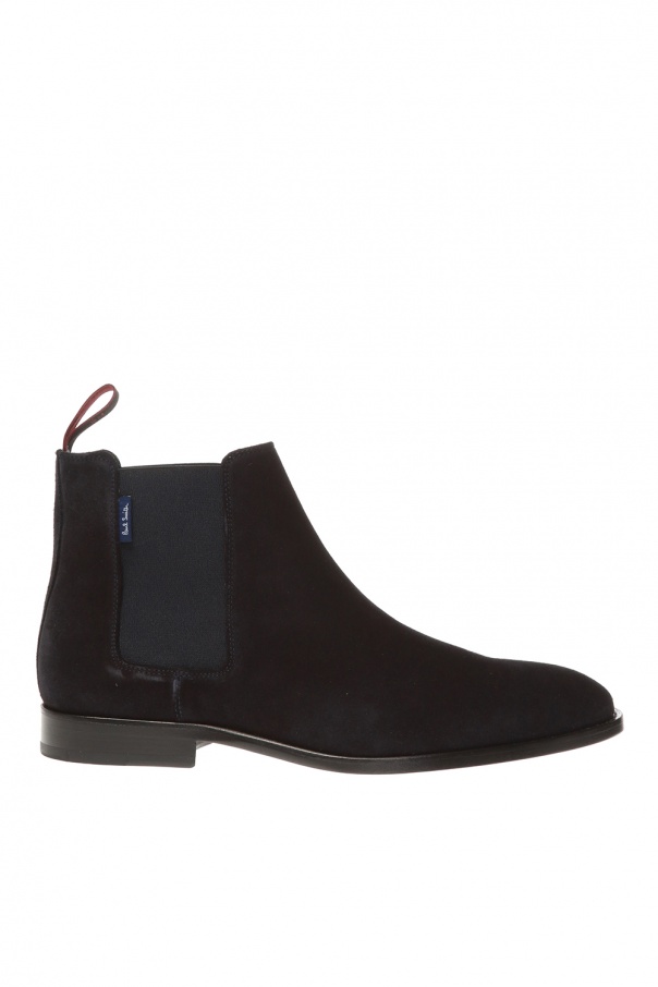 ps paul smith gerald leather chelsea boot in black