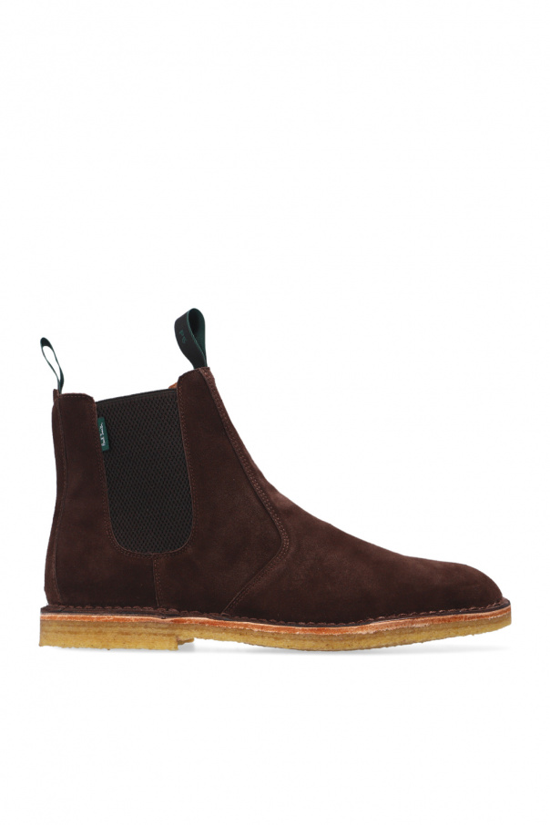 Keaton logo-embroidered sneakers ‘Jim’ suede ankle boots