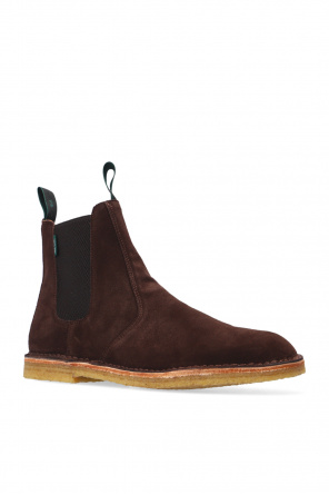 Keaton logo-embroidered sneakers ‘Jim’ suede ankle boots