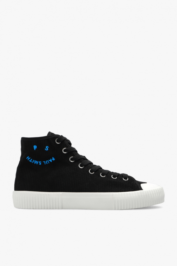 LIU JO logo-print low-top sneakers Bianco ‘Kibby’ corduroy high-top sneakers