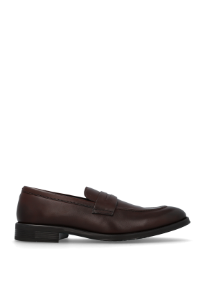 Leather loafers
