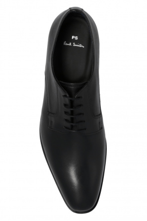 square-toe ballerina shoes Black ‘Rufus’ derby shoes