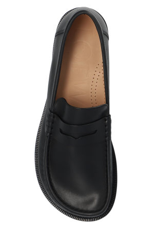 loewe WHITE ‘Campo’ leather loafers