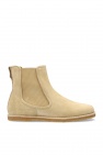 Loewe beige Suede ankle boots