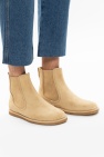 Loewe beige Suede ankle boots