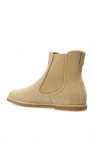 Loewe beige Suede ankle boots