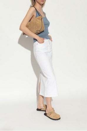 Moschino Wildleder-Pantoletten