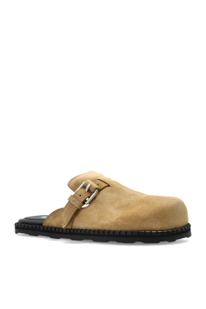 Moschino Wildleder-Pantoletten