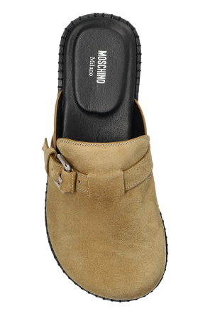 Moschino Wildleder-Pantoletten