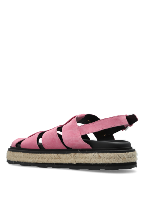 Moschino Suede platform sandals