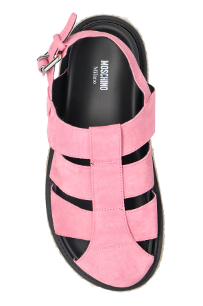 Moschino Suede platform sandals