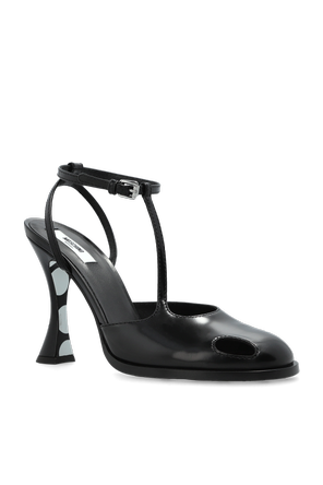 Moschino Leather heeled shoes