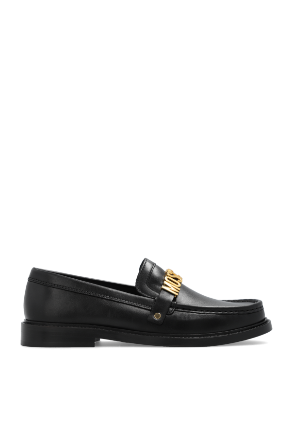 Leather loafers od Moschino