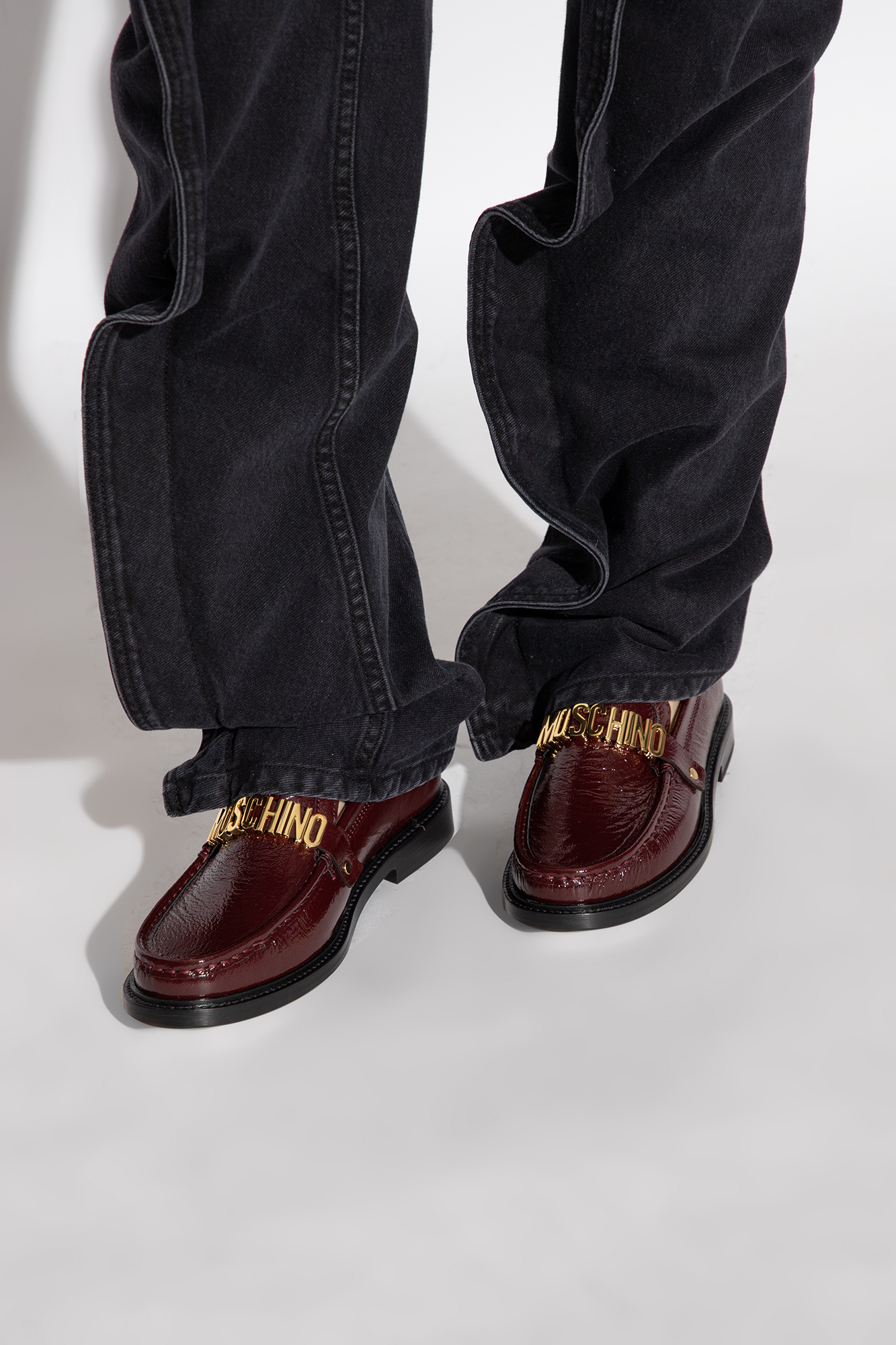 Moschino Leather loafers