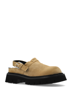 Moschino Zapatos de ante con plataforma