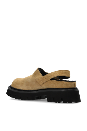 Moschino Zapatos de ante con plataforma