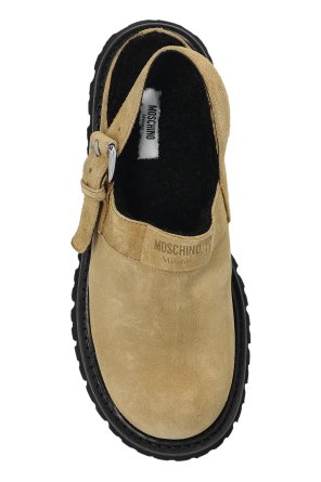 Moschino Zapatos de ante con plataforma