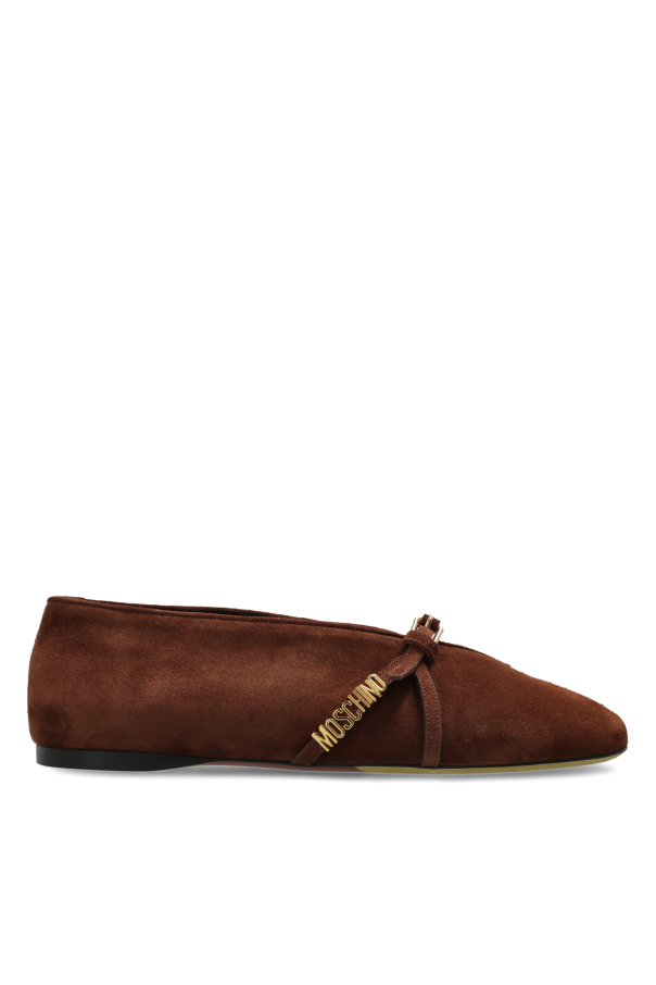 Suede ballet flats od Moschino