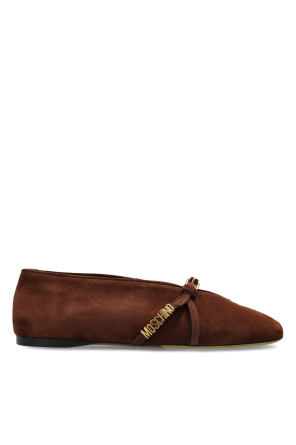 Suede ballet flats