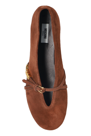 Moschino Suede ballet flats