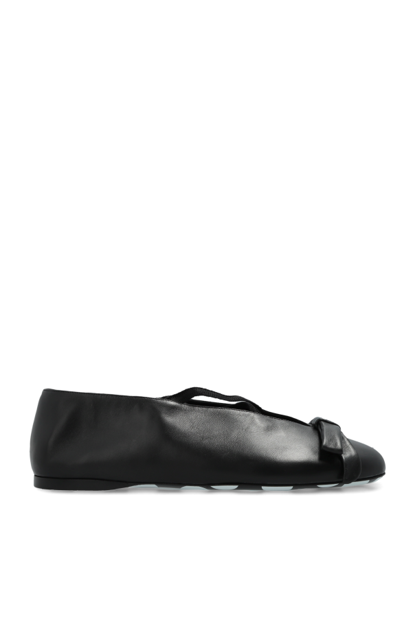 Leather ballet flats, zdjęcie 1 Leather ballet flats od Moschino