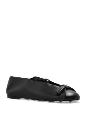 Moschino Leder-Ballerinas