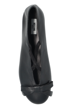 Moschino Leder-Ballerinas