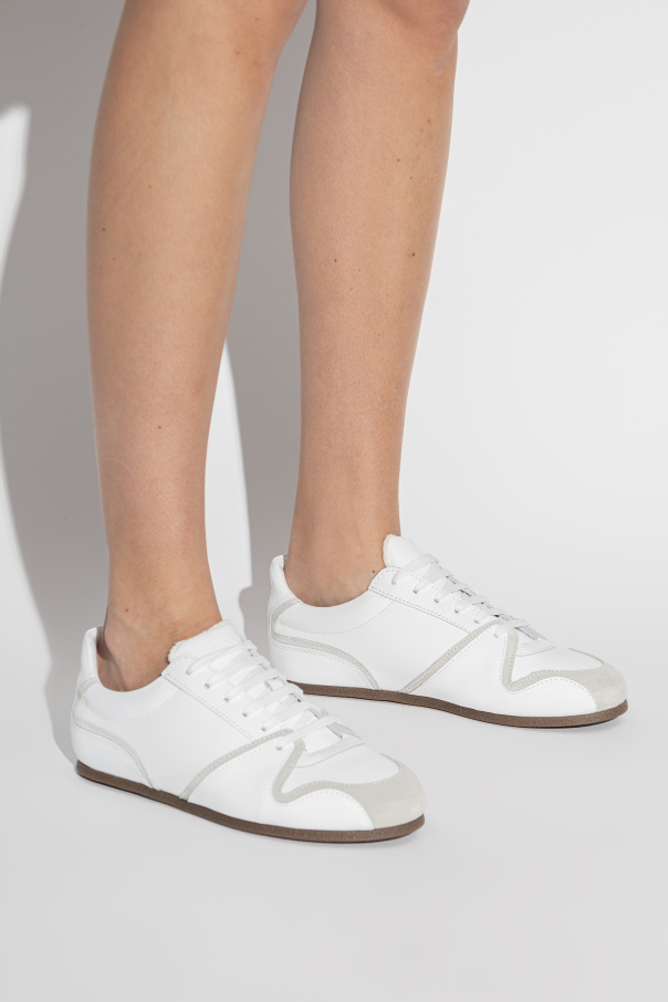 Moschino Leather sports shoes