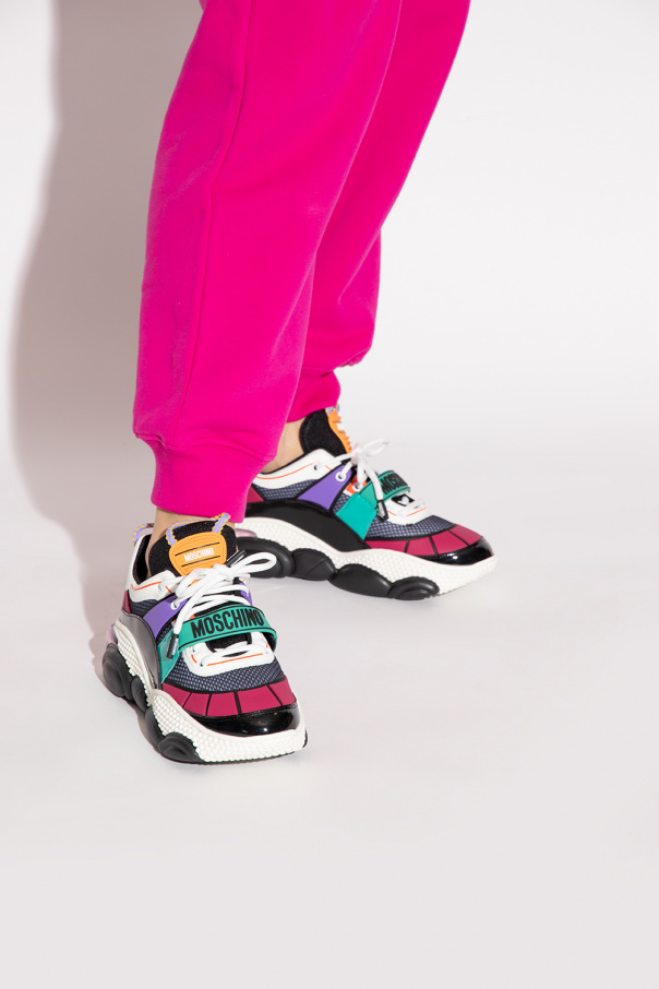 Multicolour Sneakers with logo Moschino - Vitkac Canada