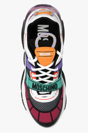 Moschino Nike air max thea girls grade school running shoes 814444-001 black sz