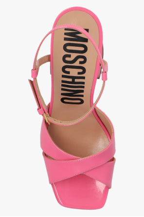 Moschino Glossy heeled sandals