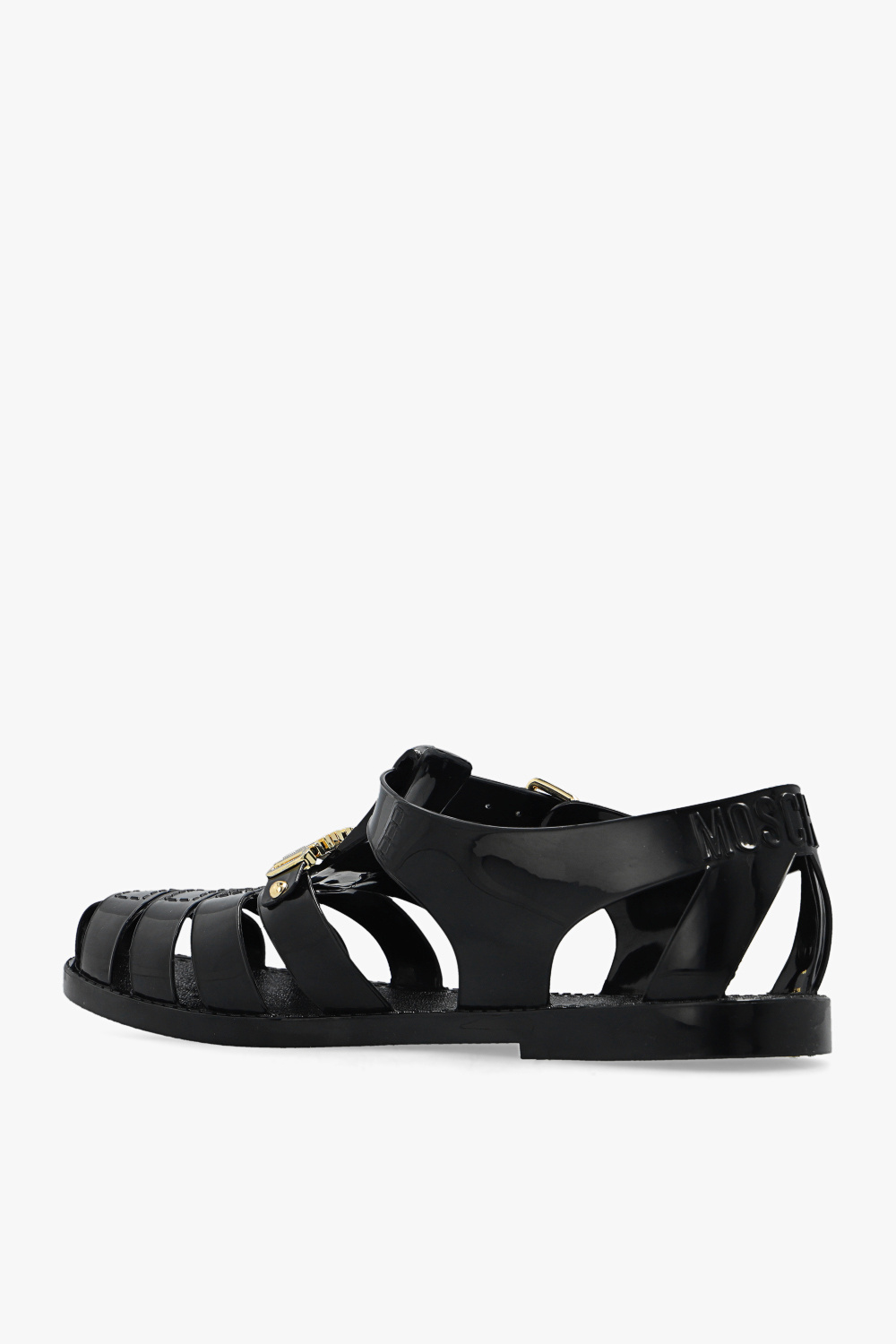 Moschino Rubber sandals with logo