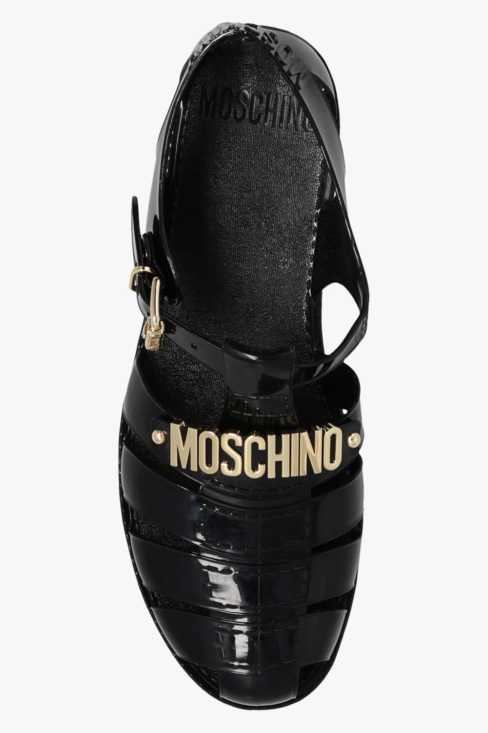 Moschino Rubber sandals with logo