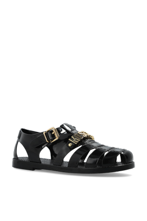 Moschino Rubber sandals with logo