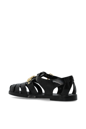 Moschino Rubber sandals with logo