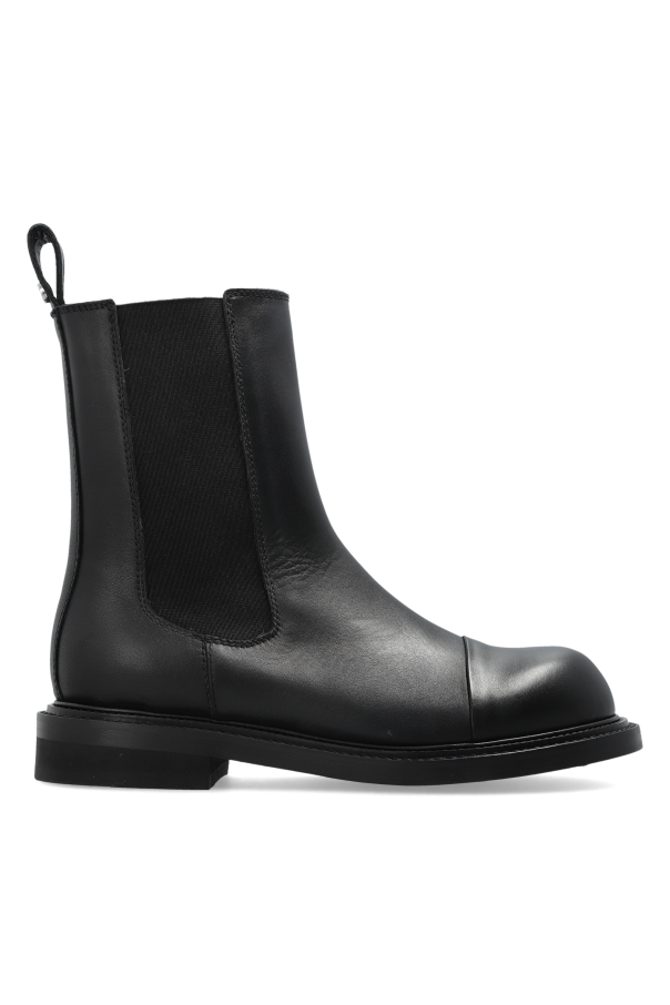 Leather Chelsea boots od Moschino