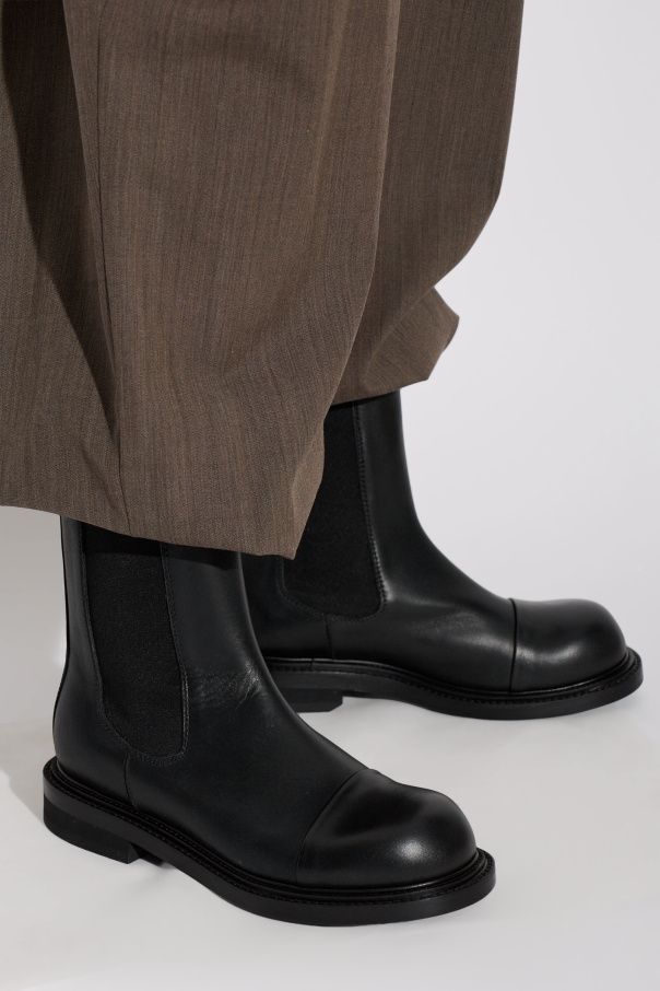 Moschino Leder-Chelsea-Boots