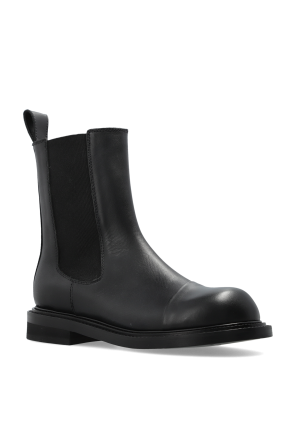 Moschino Leder-Chelsea-Boots