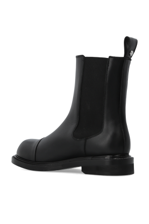 Moschino Leder-Chelsea-Boots