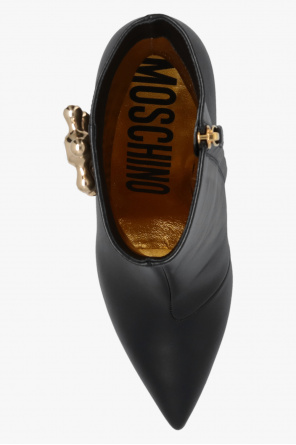 Moschino Leather heeled ankle boots